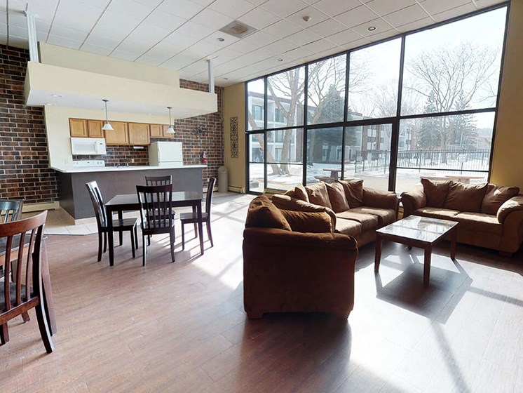 Clubhouse at Olympik Village Apartments